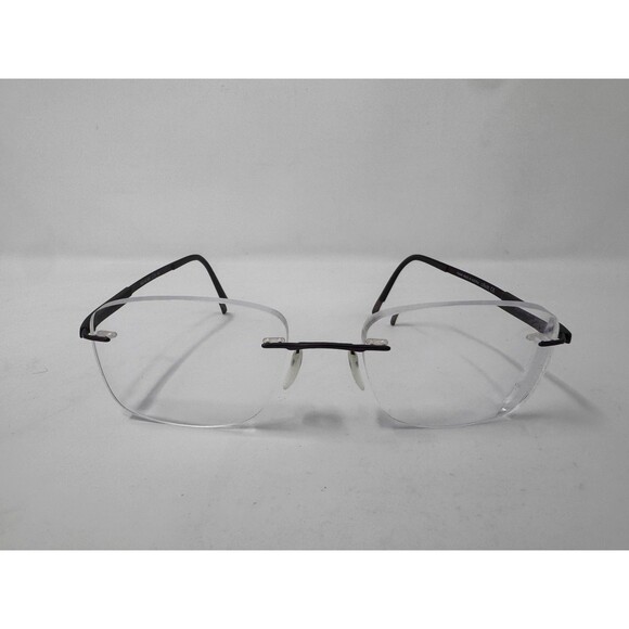 Silhouette 5416 40 6055 Titanium Bronze Gray Rimless Eyeglasses Frames 19 140 main image 11